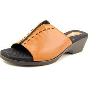 1803 Slide Leather Cognac Sandal